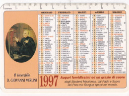 Calendarietto - Il Venerabile D.giovanni Marlini - Anno 1997 - Petit Format : 1991-00