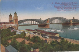 127820 - Cöln - Köln - Hohenzollernbrücke - Koeln