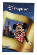 FRANCE PASSEPORT DISNEYLAND PARIS MINNIE Date 22/12/2001 - Disney