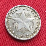 Cuba 10 Centavos 1948  Kuba W ºº - Kuba