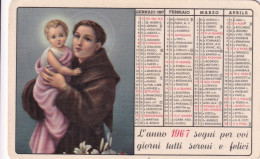Calendarietto - Messaggero Di S.antonio - Basilica Del Santo - Padova - Anno 1997 - Petit Format : 1961-70
