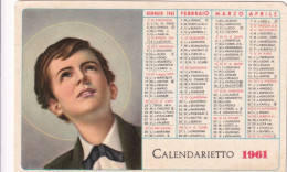 Calendarietto - Opera Don Bosco - S.domenico Savio - Torino - Anno 1961 - Petit Format : 1961-70