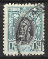 SOUTHERN RHODESIA...KING GEORGE V..(1910-36..)...." 1931..".......1/-......P12.....CDS.....VFU.. - Rodesia Del Sur (...-1964)