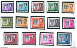 1963 NORTHERN RHODESIA Elizabeth II Set Of 14 SG N° 75/88 MNH** - Other & Unclassified