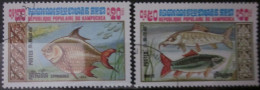 KAMPUCHEA 1983 ~ S.G. 481 - 482, ~ FISH. ~ VFU #03333 - Kampuchea