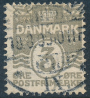 Denmark Danemark Danmark 1905: 3ø Wavy Lines VARIETY, F Used, AFA 44x (DCDK00636) - Usado
