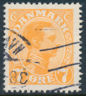 Denmark Danemark Danmark 1918: 7ø Orange Christian X, F-VF Used, AFA 98 (DCDK00637) - Gebraucht