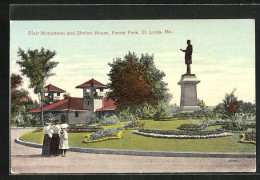AK St. Louis, MO, Blair Monument And Shelter House  - St Louis – Missouri