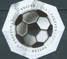 VEREINIGTE STAATEN ETATS UNIS USA 2017 HAVE A BALL: SOCCER F USED ON PAPER MI 5398 YT 5021 SC 5205 - Used Stamps