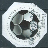 VEREINIGTE STAATEN ETATS UNIS USA 2017 HAVE A BALL: SOCCER F USED ON PAPER MI 5398 YT 5021 SC 5205 - Gebraucht