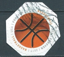 VEREINIGTE STAATEN ETATS UNIS USA 2017 BALLS: BASKETBALL F USED ON PAPER MI 5401 YT 5024 SC 5208 - Used Stamps