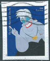 VERINIGTE STAATEN ETAS UNIS USA 2017 DISNEY VILLAINS: URSULA  F USED ON PAPER MI 5424 YT 5047 SC 5220 - Gebraucht