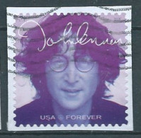 VEREINIGTE STAATEN ETATS UNIS USA 2018 JOHN LENNON VIOLET F USED ON PAPER SN 5314 MI 5534 YT 5152 SN - Gebraucht