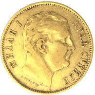 Serbie-10 Dinars Milan IV Obenovic 1882 Vienne - Serbien