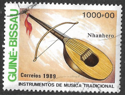 GUINE BISSAU – 1989 Traditional Musical Instruments 1000P00 Used Stamp - Guinea-Bissau