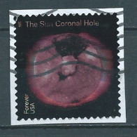 VEREINIGTE STAATEN ETATS UNIS USA 2021 SUN SCIENCE: CORONAL HOLE F USED ON PAPER SC 5598 MI  YT 5440 - Usati