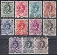 F-EX41579 SWAZILAND MLH 1938-53 EDWARD VI STAMPS 1/2c - 10/.   - Nuovi