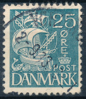 Denmark Danemark Danmark 1933: 25ø Blue Karavel Type, F-VF Used, AFA 205 (DCDK00647) - Oblitérés