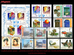 LOTES EN OFERTA. CUBA MINT. 2000-2020 LOTE DE 20 EMISIONES DIFERENTES & COMPLETAS. TEMÁTICA: AMÉRICA UPAEP - Ungebraucht