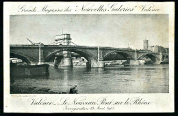 A69  FRANCE CPA VALENCE - LE NOUVEAU PONT SUR LE RHONE - Colecciones Y Lotes