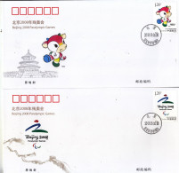 China 2008-22 BeiJing 2008 Paralympic Games  Commemorative Covers - Sobres