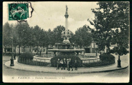 A69  FRANCE CPA VALENCE - FONTAINE MONUMENTALE - Collections & Lots