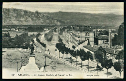 A69  FRANCE CPA VALENCE - LES AVENUES GAMBETTA ET CRUSSOL - Verzamelingen & Kavels