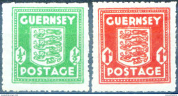 Occupazione Tedesca. Carta Azzurrata 1942. - Guernsey