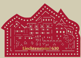 Liechtenstein 2023   ,Vaduz Castle ,  LASER CUTTING & Odd Shaped , Unusual . - Unused Stamps