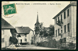 A69  FRANCE CPA MASSIF DES BAUGES - LESCHERAINES , EGLISE MAIRIE - Collezioni E Lotti