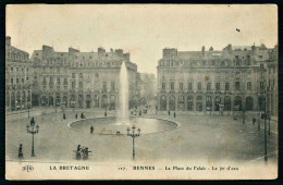 A69  FRANCE CPA LA BRETAGNE RENNES - LA PLACE DU PALAIS - Collezioni E Lotti