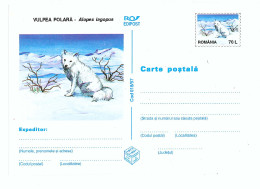 IP 97 - 18 Vulpea Polara, POLAR FOX, Valuable Fur Animals - Stationery - Unused - 1997 - Postal Stationery