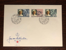 LIECHTENSTEIN FDC COVER 1985 YEAR RED CROSS HEALTH MEDICINE STAMPS - FDC