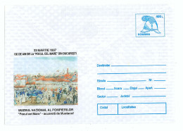 IP 97 - 37 Pompieri, FIREMEN, Romania - Stationery - Unused - 1997 - Postal Stationery