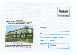 IP 97 - 42 Old TRAIN And Railway Station SIBIU, Romania - Stationery - Unused - 1997 - Postal Stationery