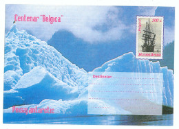 IP 97 - 184 Antarctic Landscape, Ship Belgica, Romania - Stationery - Unused - 1997 - Postal Stationery