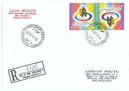 NCP 17 - 4105-a PREHISTORY, Sommet De FRANCOPHONIE, Romania - Registered, Stamp TETE BECHE - 2011 - Prehistoria