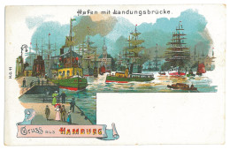 GER 31 - 16918 HAMBURG, Litho, Germany - Old Postcard - Unused - Harburg