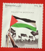2023 Malaisie Malaysia Free Palestine Flag Israel Jew Muslim Jerusalem Al Quds - Malaysia (1964-...)