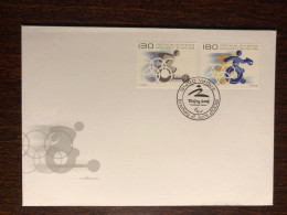 LIECHTENSTEIN FDC COVER 2008 YEAR PARALYMPIC DISABLED SPORTS HEALTH MEDICINE STAMPS - FDC