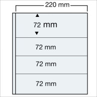 Safe Zusatzblätter 4-geteilt Quer Nr. 5476, 15 Stück Neu ( - Andere & Zonder Classificatie