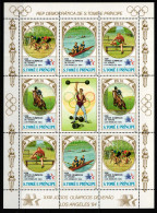 São Tomé Und Príncipe 873 A-876 A Postfrisch Kleinbogen #HV795 - São Tomé Und Príncipe