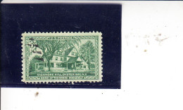 STATI UNITI  1953 - Yvert  574° - Casa Eosvelt - Used Stamps