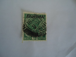 BURMA  STAMPS USED INDIA OVERPRINT  WITH POSTMARK - Asia (Other)