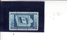 STATI UNITI  1946 - Yvert  494° - Iowa - Used Stamps