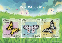 Azerbaijan Stamps 2022 Butterflies - Azerbaïdjan