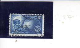 STATI UNITI  1955 - Yvert   593° - Rotary - Used Stamps