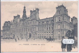 PARIS- L HOTEL DE VILLE - Autres Monuments, édifices