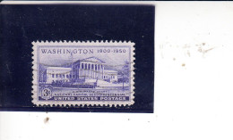 STATI UNITI  1950 - Yvert   543° - Washington - Used Stamps