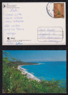 Dominican Republic 1990 Picture Postcard To LAUENBRÜCK Germany - República Dominicana